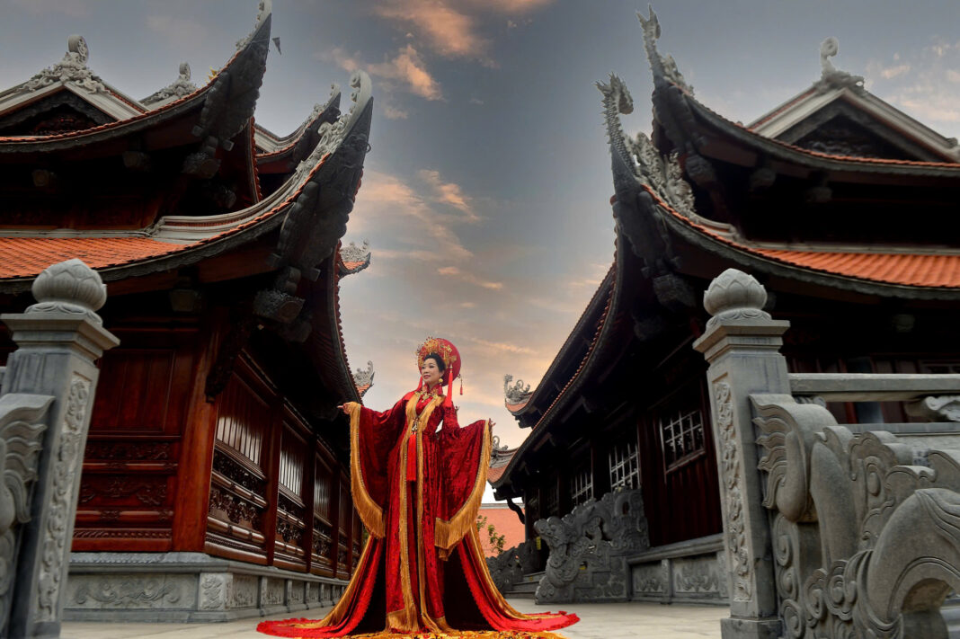 NSND Trịnh Kim Chi với tà áo dài 16